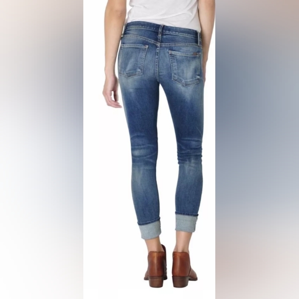 Fidelity Denim Mila Crop 9 Year Aged, Mid Rise Skinny Jeans, Size 31 - Picture 7 of 16